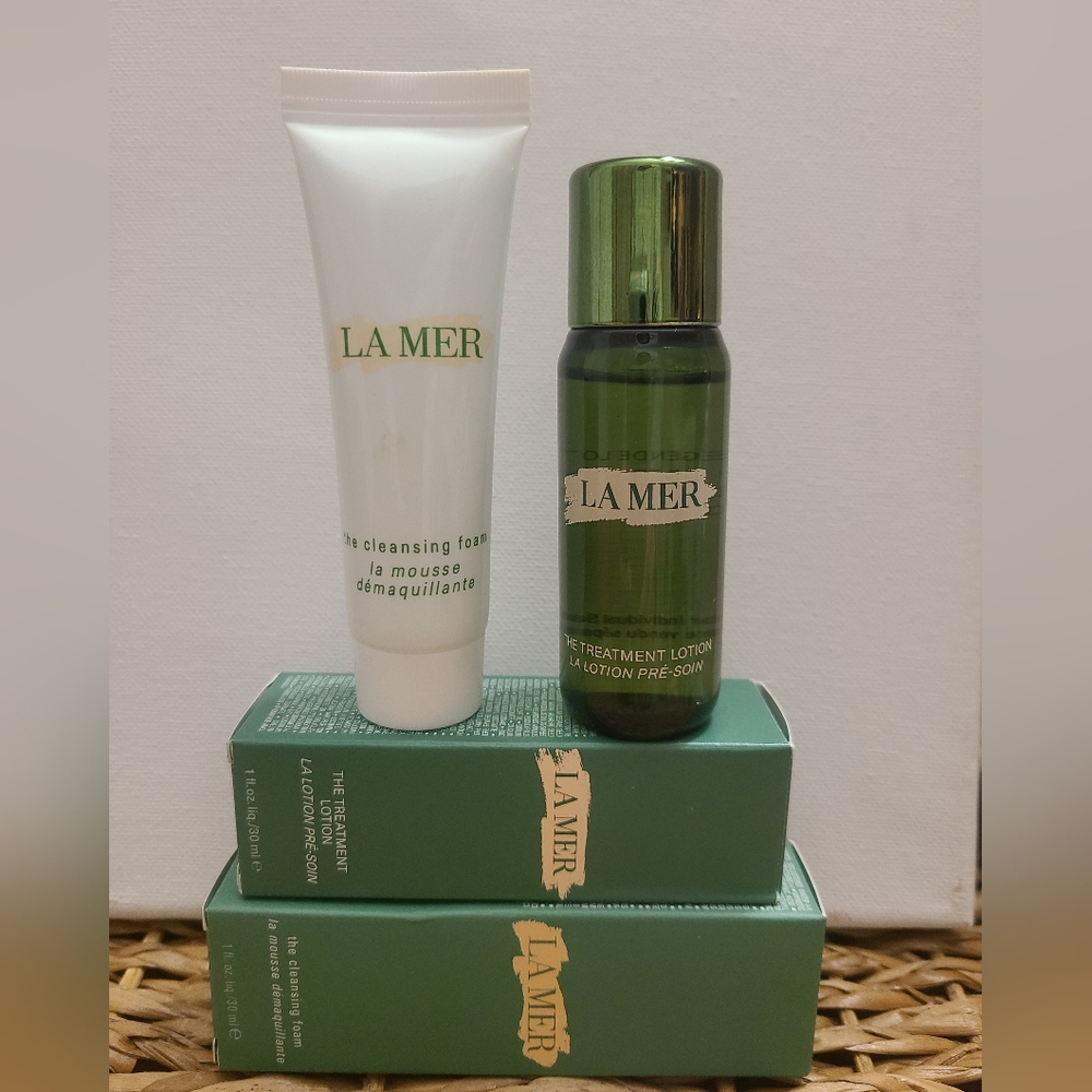 LA MER |Duo| Treatment Lotion & Cleansing Foam 1oz each - Picture 1 of 5